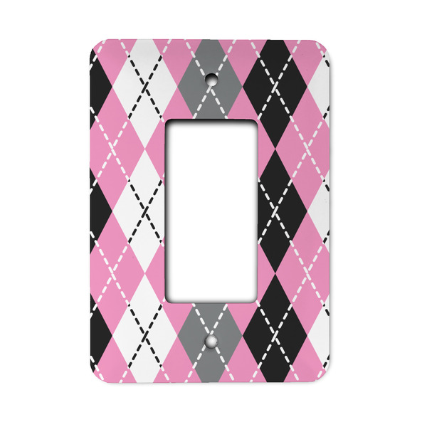 Custom Argyle Rocker Style Light Switch Cover