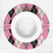 Argyle Round Linen Placemats - LIFESTYLE (single)