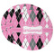 Argyle Round Paper Coaster - Main