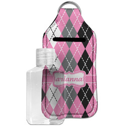 Argyle Hand Sanitizer & Keychain Holder - Large (Personalized)