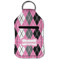 Argyle Sanitizer Holder Keychain - Small (Front Flat)