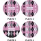 Argyle Set of Appetizer / Dessert Plates (Approval)