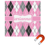 Argyle Square Car Magnet - 6" (Personalized)