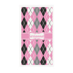 Argyle Guest Paper Towels - Full Color - Standard (Personalized)