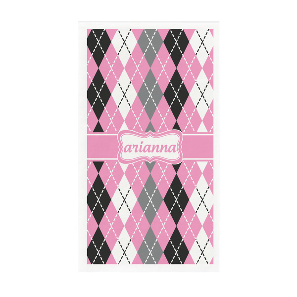 Custom Argyle Guest Paper Towels - Full Color - Standard (Personalized)