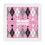 Argyle Decorative Paper Napkins (Personalized)