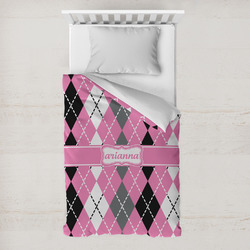 Argyle Toddler Duvet Cover w/ Name or Text