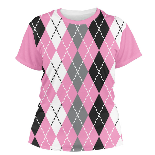 Custom Argyle Women's Crew T-Shirt - X Large