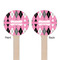 Argyle Wooden 6" Stir Stick - Round - Double Sided - Front & Back