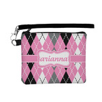 Argyle Wristlet ID Case w/ Name or Text