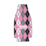 Argyle Zipper Bottle Cooler (Personalized)