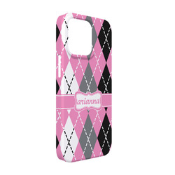 Argyle iPhone Case - Plastic - iPhone 13 (Personalized)