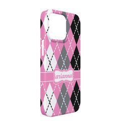 Argyle iPhone Case - Plastic - iPhone 13 Pro (Personalized)