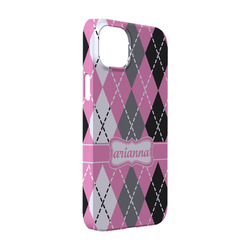 Argyle iPhone Case - Plastic - iPhone 14 Pro (Personalized)