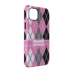 Argyle iPhone Case - Rubber Lined - iPhone 14 (Personalized)