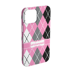 Argyle iPhone Case - Plastic - iPhone 15 (Personalized)