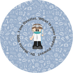 Dentist Multipurpose Round Labels - 1" (Personalized)