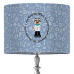 Dentist 16" Drum Lamp Shade - Fabric (Personalized)