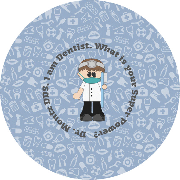 Custom Dentist Multipurpose Round Labels - 2" (Personalized)