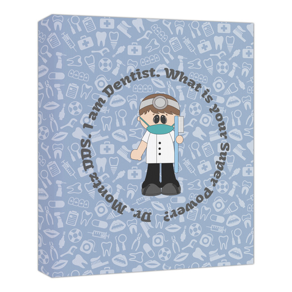 Custom Dentist Canvas Print - 20x24 (Personalized)