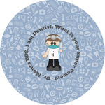 Dentist Multipurpose Round Labels - Custom Sized (Personalized)