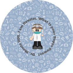 Dentist Multipurpose Round Labels - 3" (Personalized)