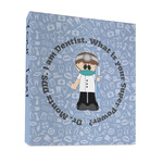 Dentist 3 Ring Binder - Full Wrap - 1" (Personalized)