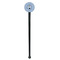 Dentist Black Plastic 7" Stir Stick - Round - Single Stick