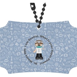 Dentist Rear View Mirror Ornament (Personalized)