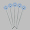 Dentist Clear Plastic 7" Stir Stick - Round - Fan View