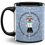 Dentist 11 Oz Coffee Mug - Black (Personalized)