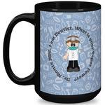 Dentist 15 Oz Coffee Mug - Black (Personalized)