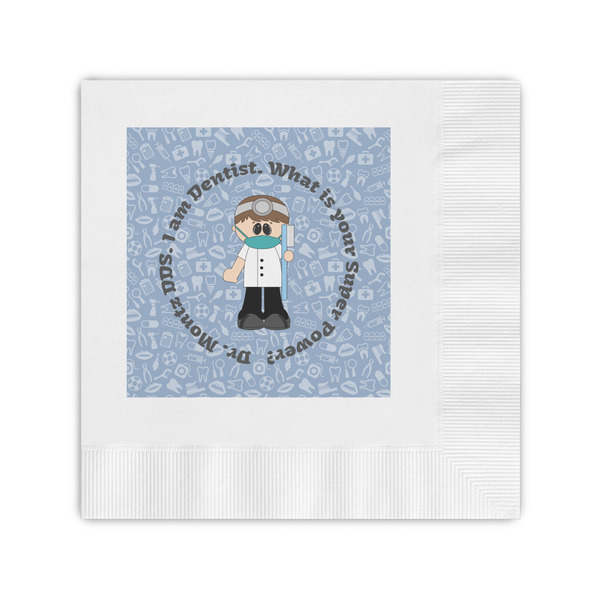 Custom Dentist Coined Cocktail Napkins (Personalized)