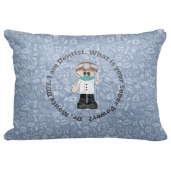 Dentist Decorative Baby Pillowcase - 16"x12" (Personalized)