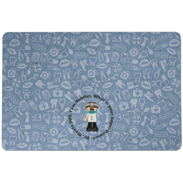 Custom Dentist Dog Food Mat w/ Name or Text