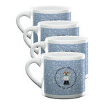 Dentist Double Shot Espresso Cups - Set of 4 (Personalized)