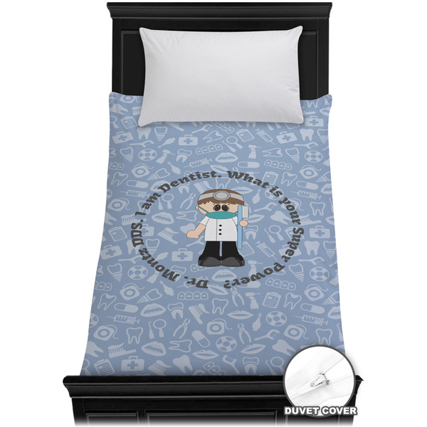 Custom Dentist Duvet Cover - Twin XL (Personalized)