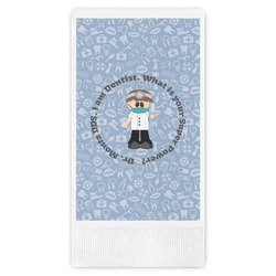 Dentist Guest Napkins - Full Color - Embossed Edge (Personalized)