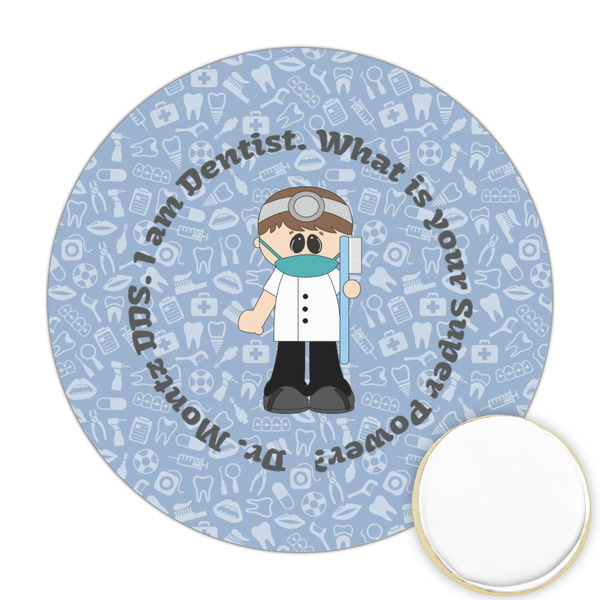 Custom Dentist Printed Cookie Topper - 2.5" (Personalized)