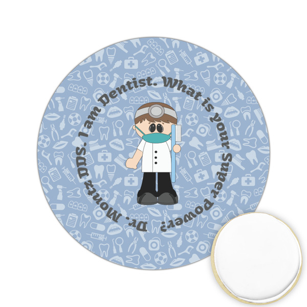 Custom Dentist Printed Cookie Topper - 2.15" (Personalized)