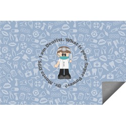 Dentist Indoor / Outdoor Rug - 6'x8' w/ Name or Text