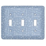 Dentist Light Switch Cover (3 Toggle Plate)