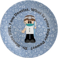 Dentist Melamine Plate (Personalized)