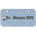 Dentist Mini/Bicycle License Plate (2 Holes) (Personalized)