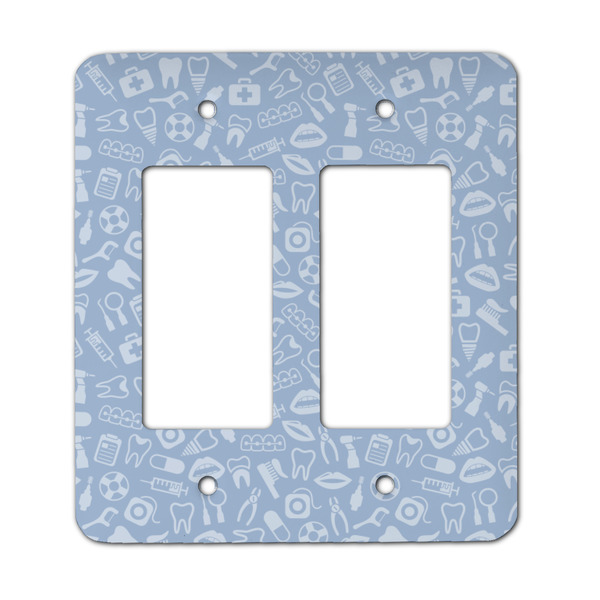 Custom Dentist Rocker Style Light Switch Cover - Two Switch