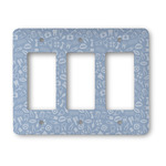 Dentist Rocker Style Light Switch Cover - Three Switch