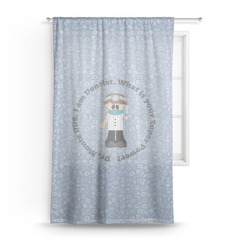 Dentist Sheer Curtain - 50"x84" (Personalized)