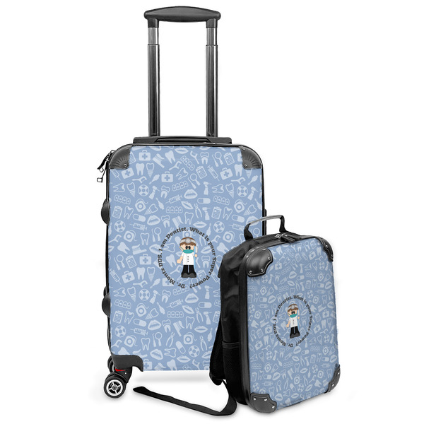 Custom Dentist Kids 2-Piece Luggage Set - Suitcase & Backpack (Personalized)