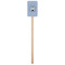 Dentist Wooden 6.25" Stir Stick - Rectangular - Single Stick