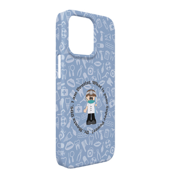 Custom Dentist iPhone Case - Plastic - iPhone 13 Pro Max (Personalized)